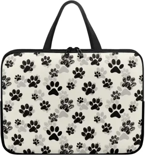 Dog Paw Laptop Case Computer Carrying Bag Laptop and Tablet Case Laptop Tote for Teens Girls Boys Men Women