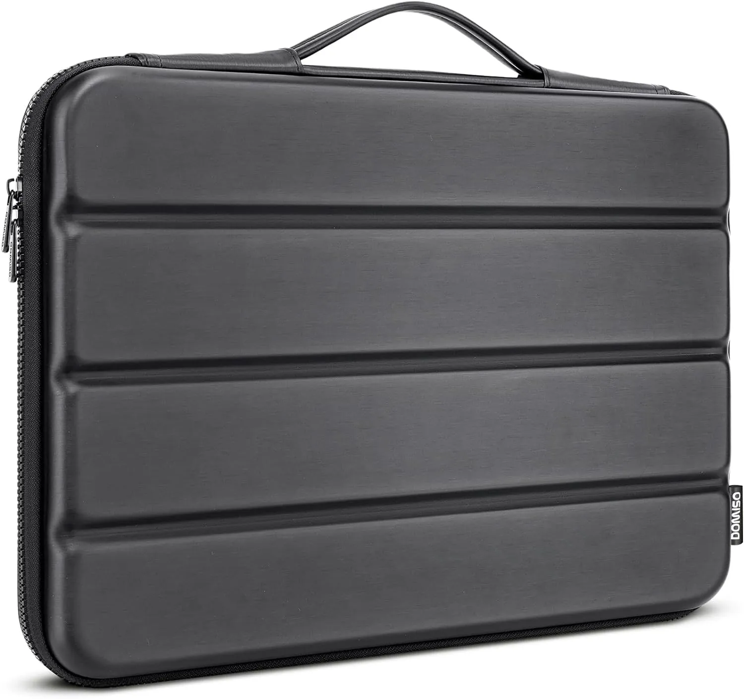 DOMISO 15.6 inch Laptop Sleeve Shoulder Bag Shockproof Computer Bag Waterproof EVA Protective Carrying Case for 16" MacBook Pro/Max M2 M1 2019-2023,15"-16" Asus HP Dell Laptop,Dell XPS 15,Black