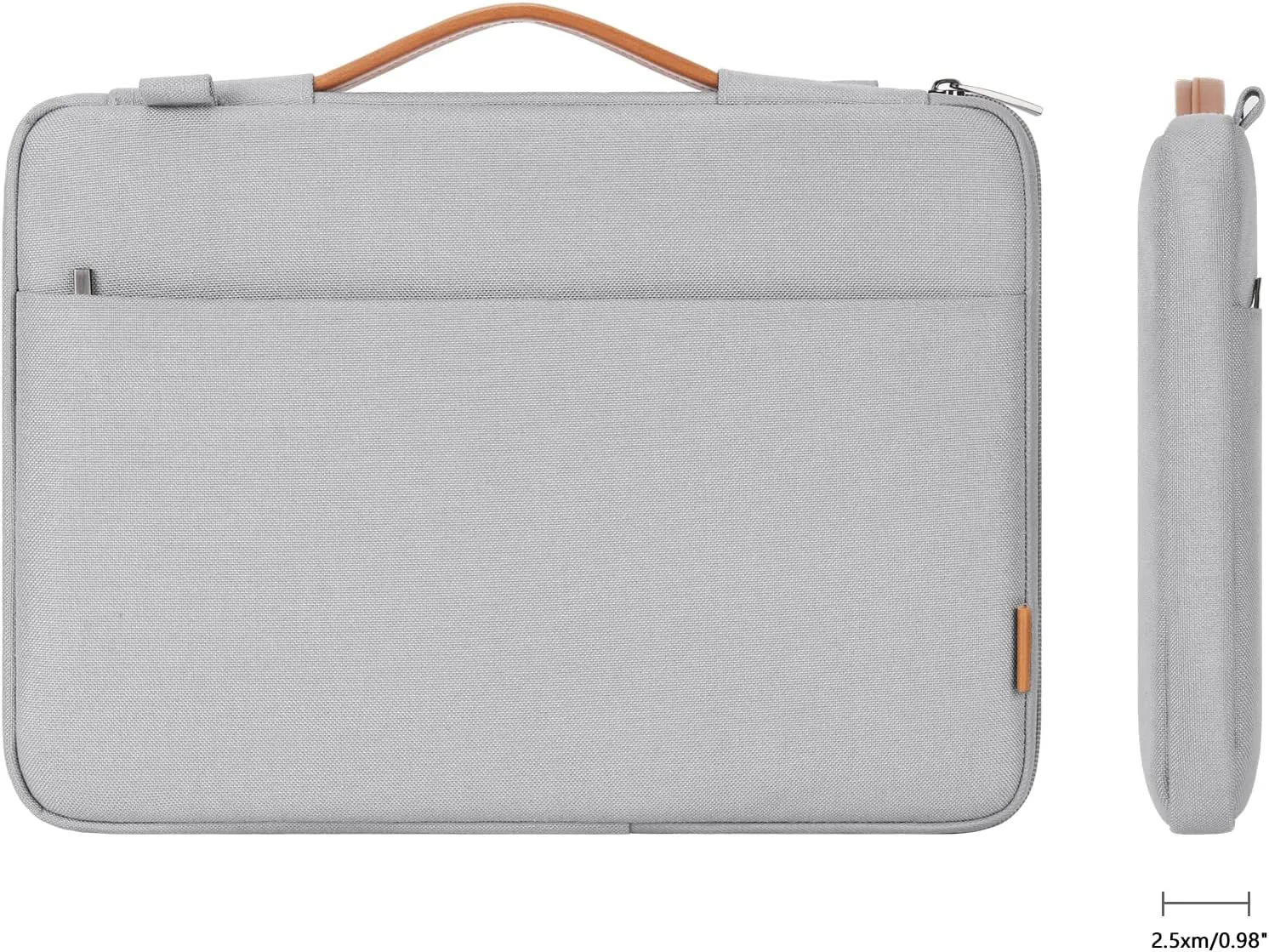 DOMISO Laptop Bag Cover - 17.3" Waterproof & Shockproof Notebook Sleeve Case for HP, MSI, Lenovo & More - Grey