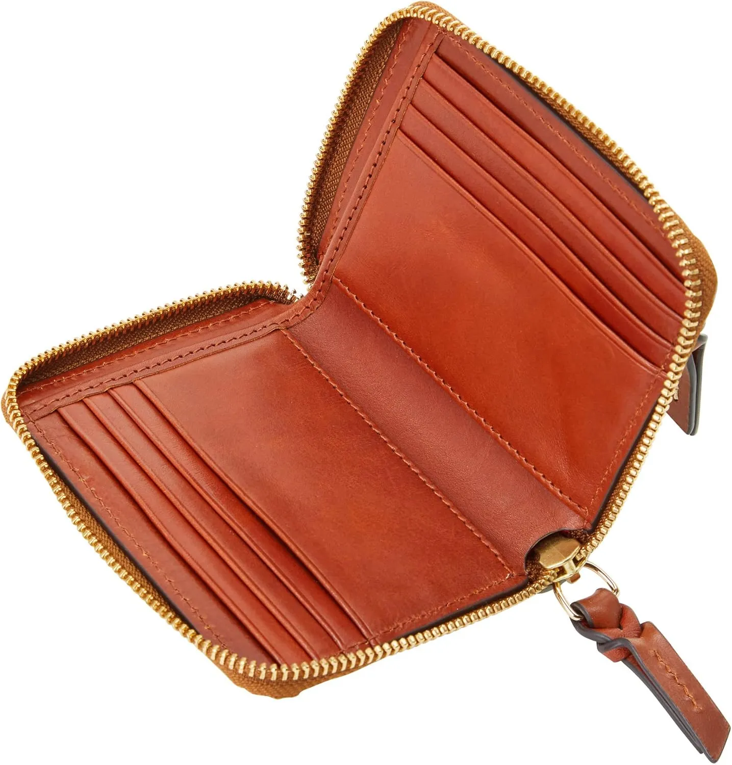 Dooney & Bourke Wallet, Pebble Grain Small Zip Around Wallet - White