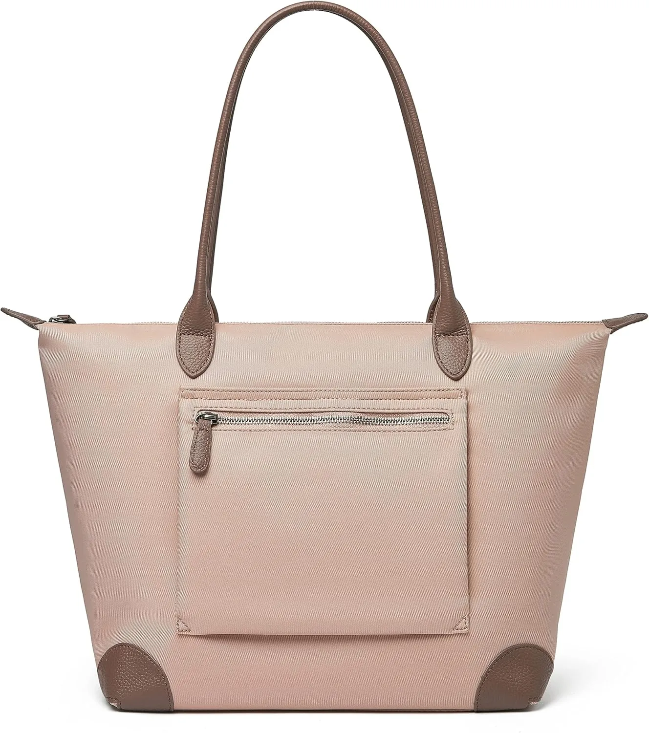 DORIS&JACKY Tote Bag For Women Large Lightweight Designer Leather Nylon Work Shoulder Bag And Foldable Travel Purse