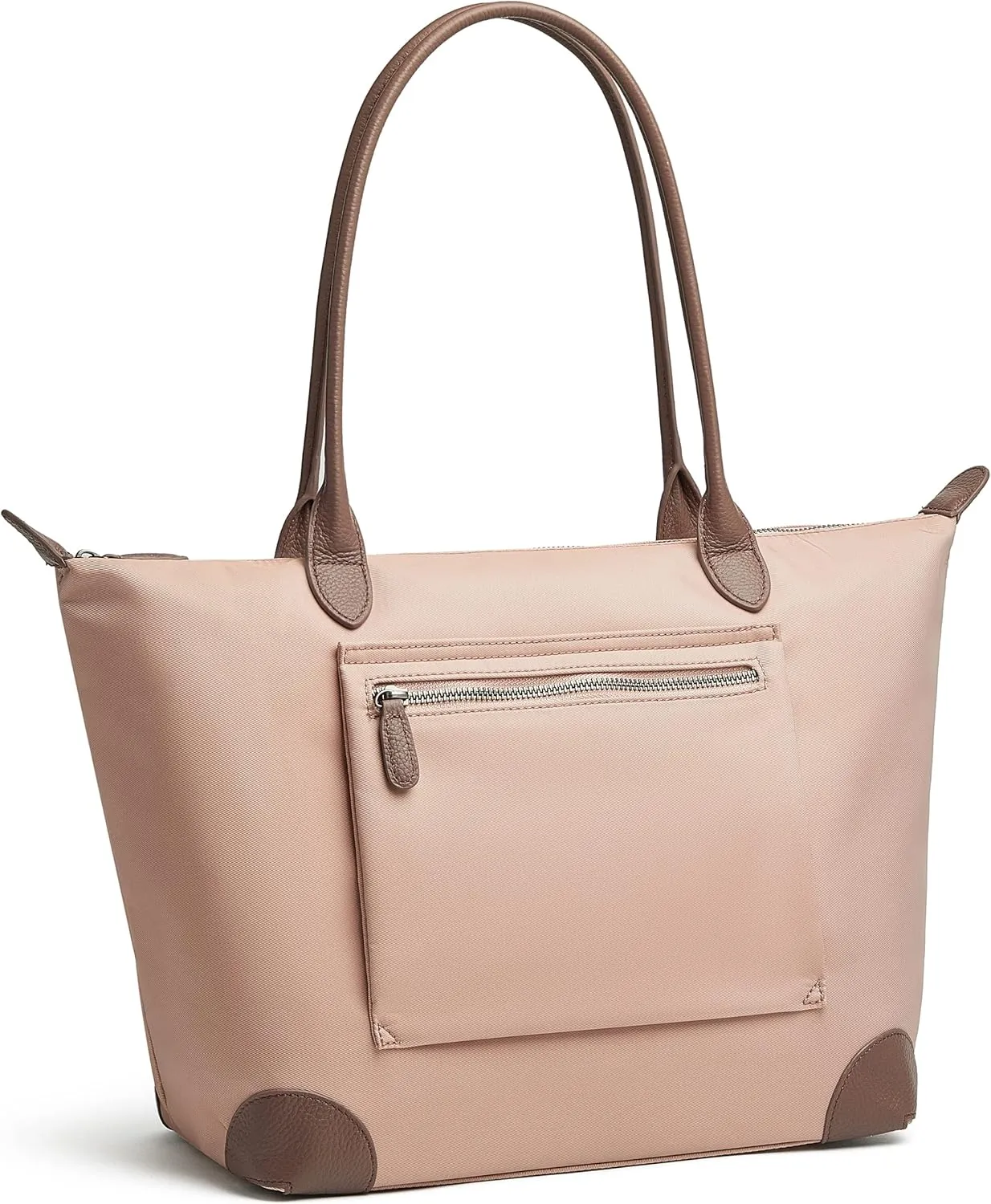 DORIS&JACKY Tote Bag For Women Large Lightweight Designer Leather Nylon Work Shoulder Bag And Foldable Travel Purse