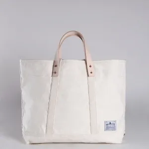 EAST-WEST COTTON CANVAS TOTE