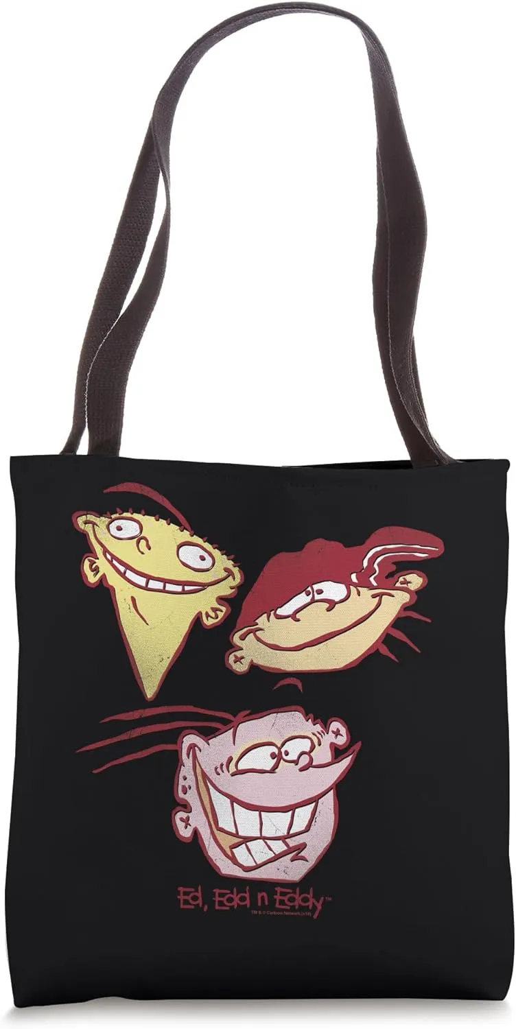 Ed, Edd n Eddy Three Heads Tote Bag