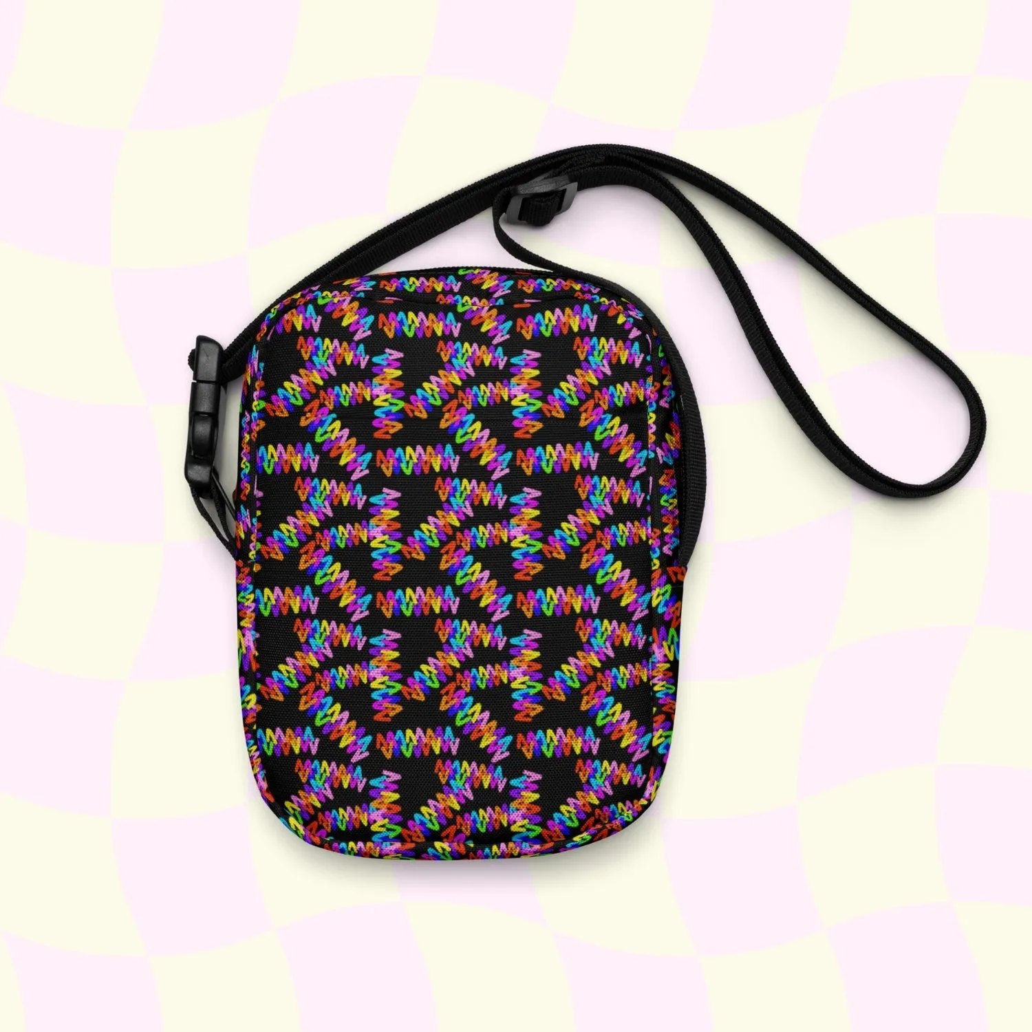 Electric Zigzag Mini Crossbody Bag