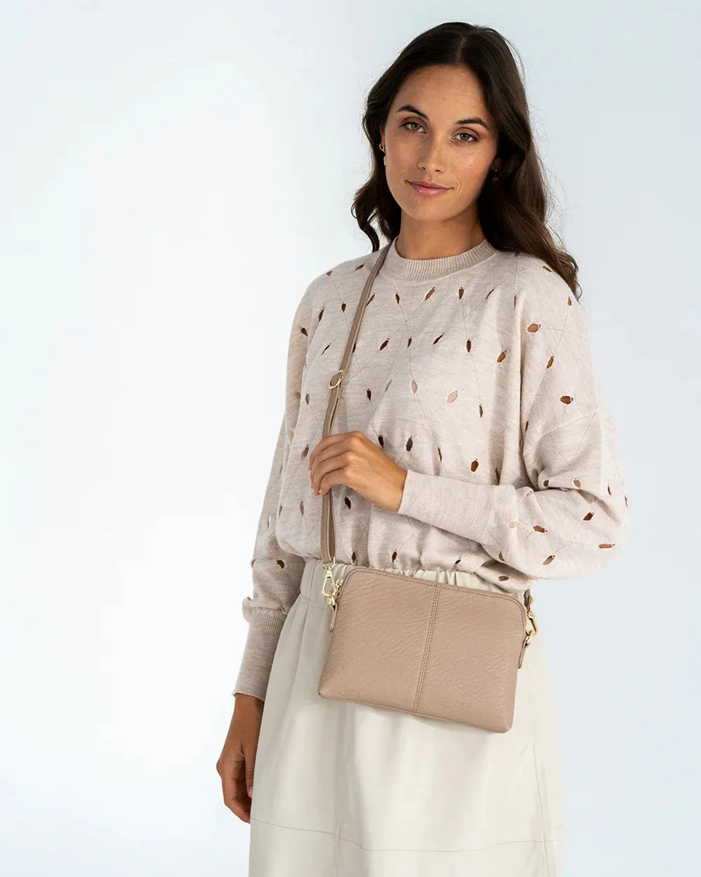 Elms King 'Bowery Wallet' - Latte