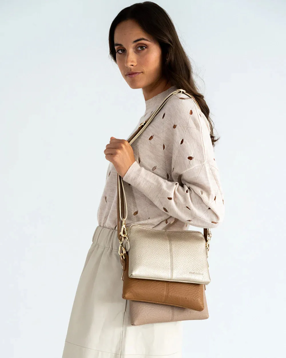 Elms King 'Bowery Wallet' - Latte