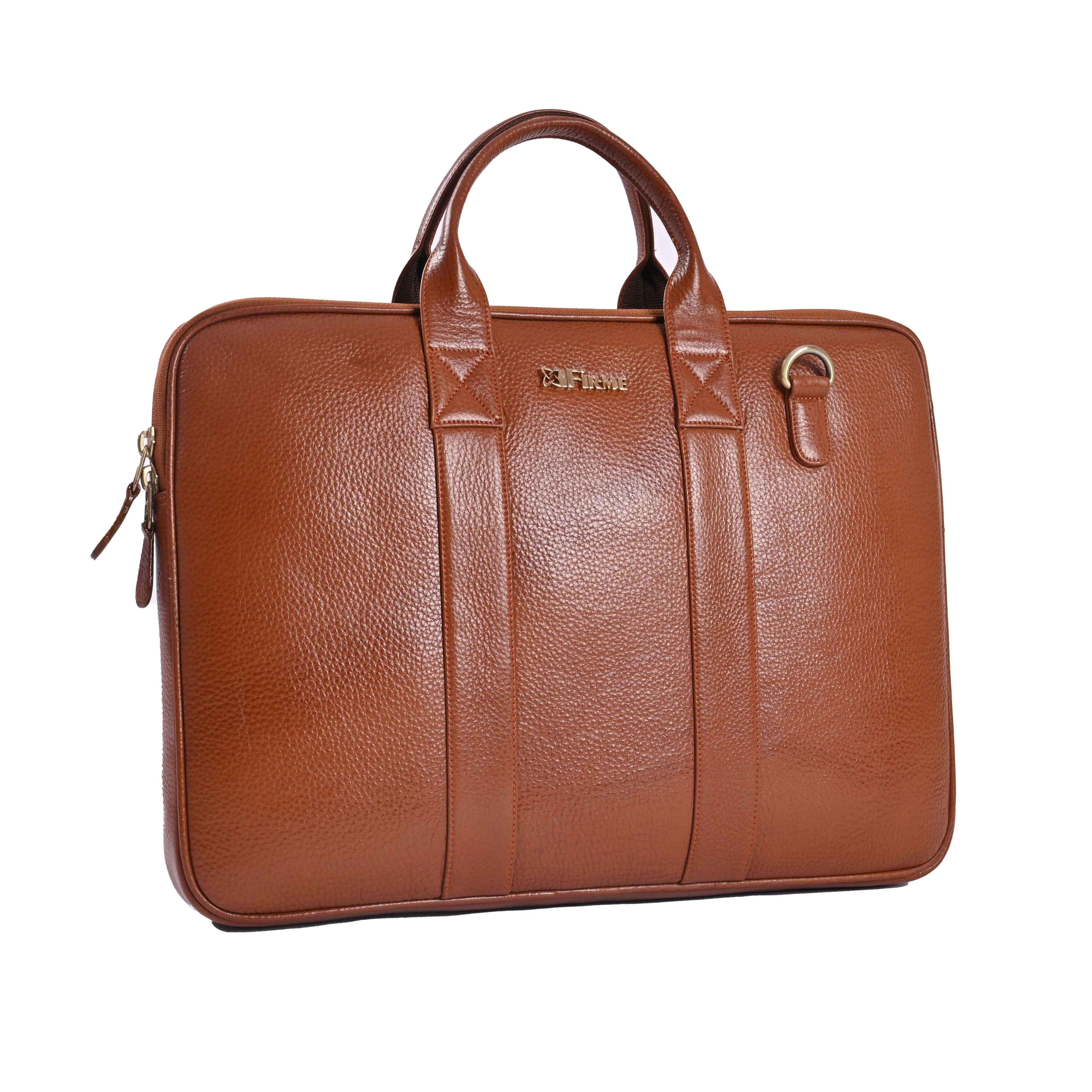 Elvee Leather Laptop Bag