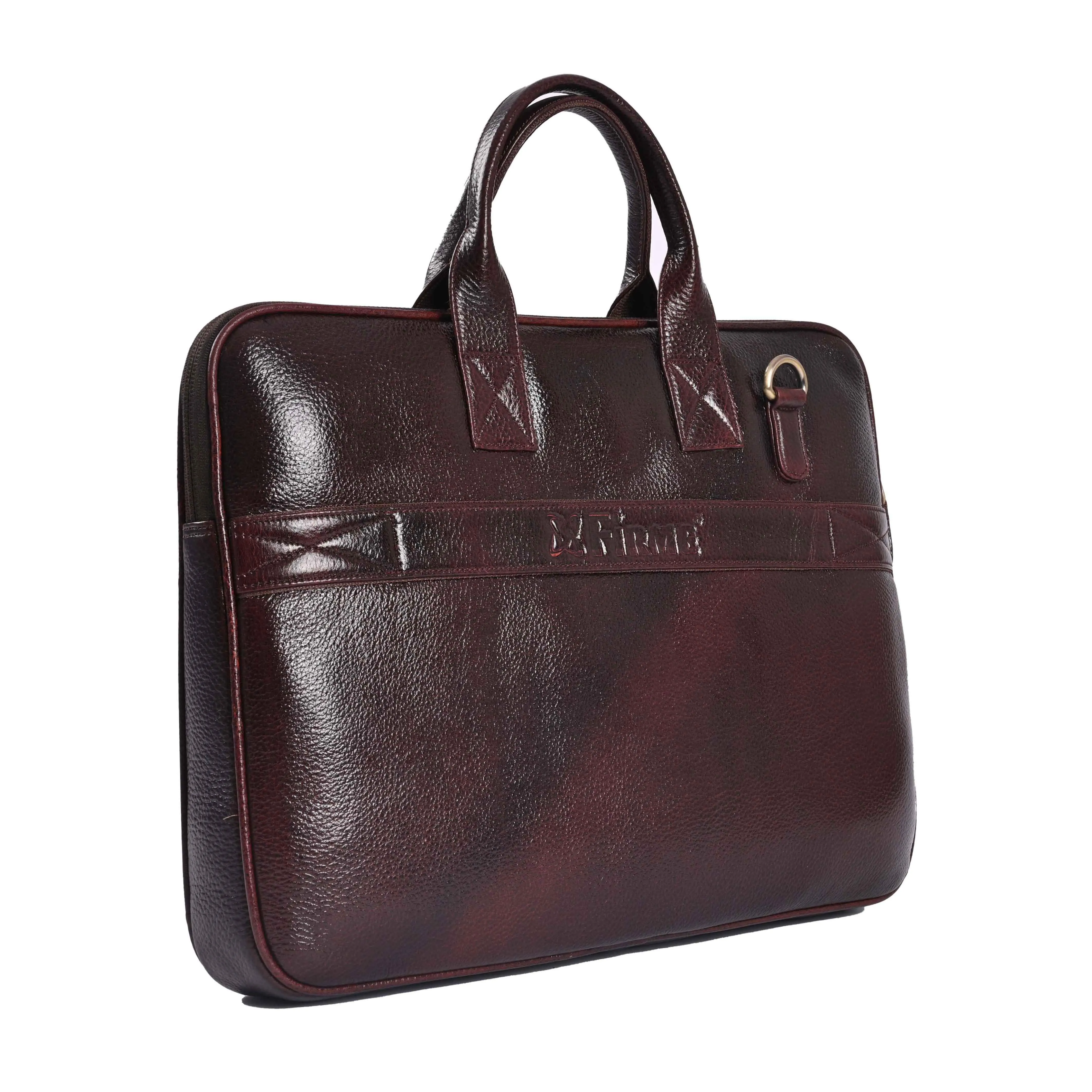 Elvee Leather Laptop Bag