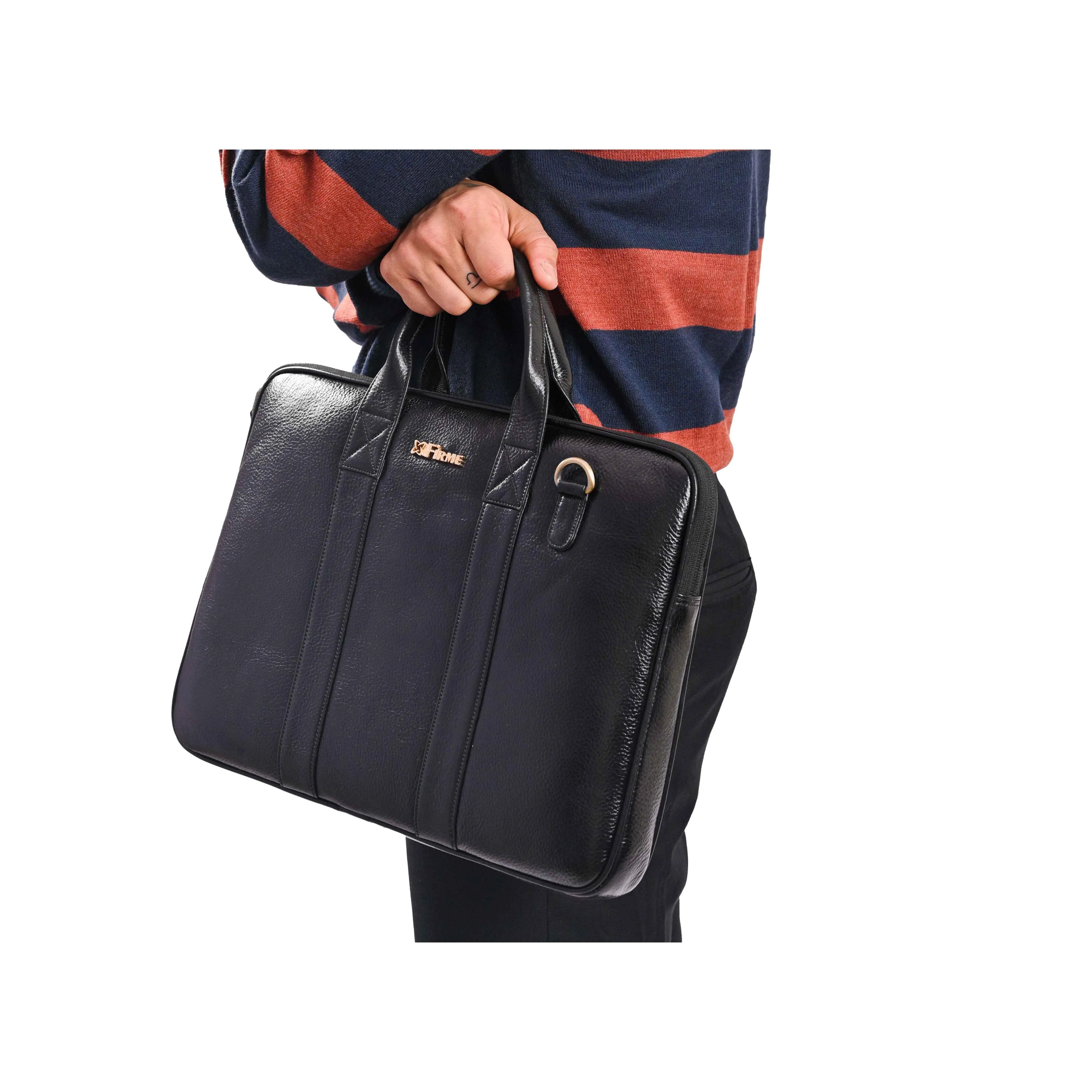 Elvee Leather Laptop Bag