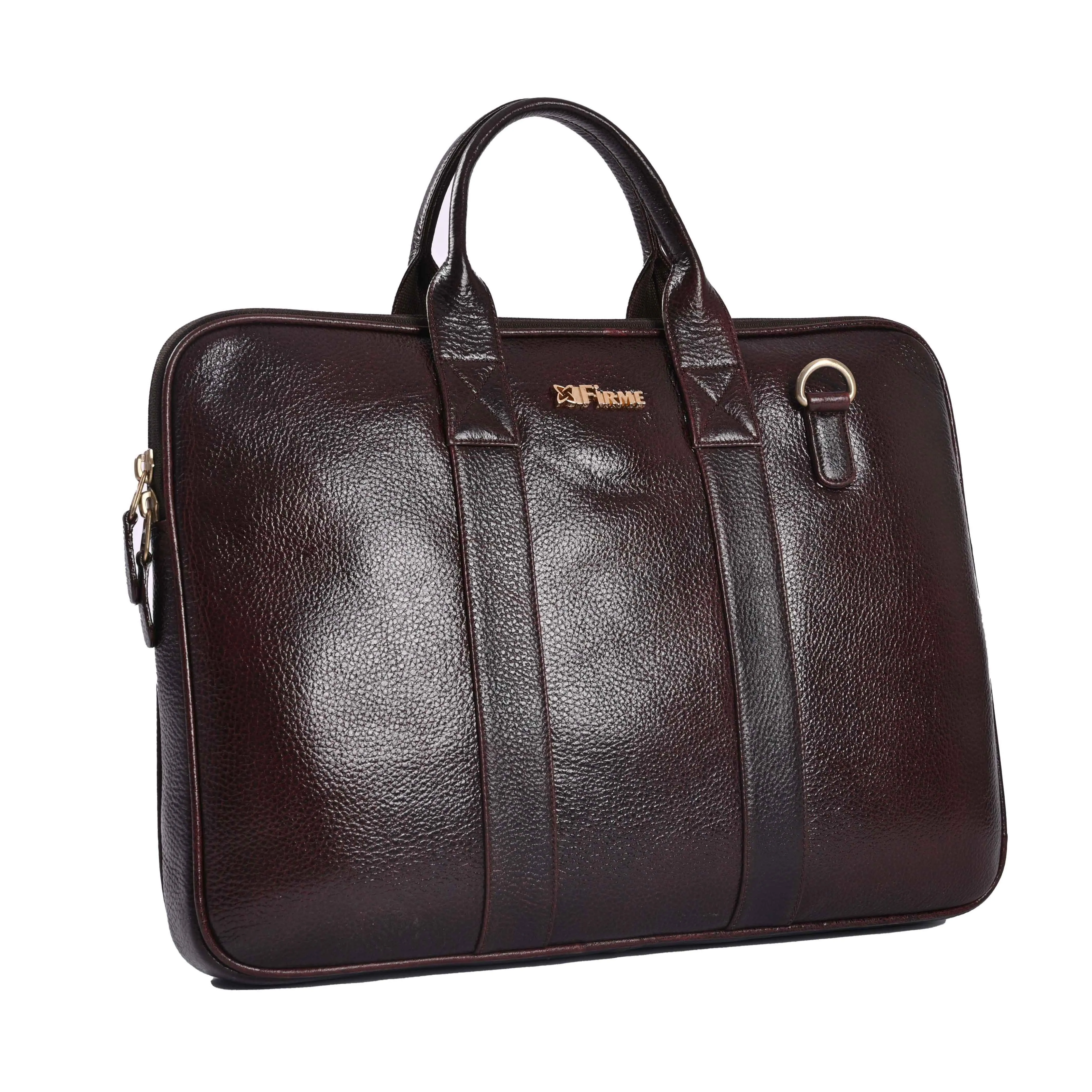 Elvee Leather Laptop Bag