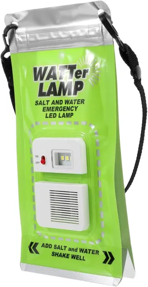 Emergency Salt Water Lamp No Battery Led Camping Light Portable Outdoor Lantern for Fishing Hiking Camping