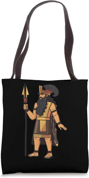 Enki Cartoon Tote Bag
