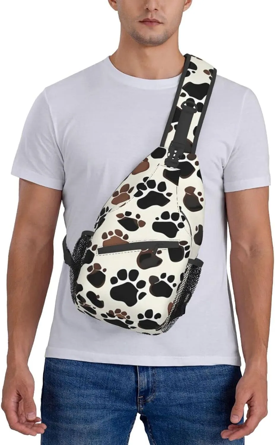 Explosion Firework 3d Unisex Crossbody Backpack Travel Hiking Casual Chest Bags Lightweight Fashion