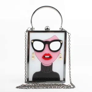 Fashion Brand Sexy Woman Design Handbag Women Earrings  Lips