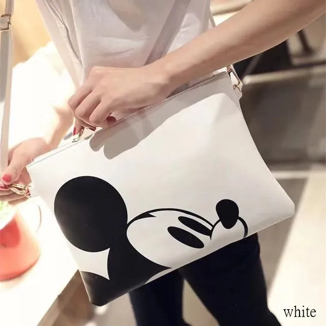 Fashion Designer brand bag ladies quality Mickey handbag uniform solid shoulder bag mini bag lady messenger wallet and hand bag
