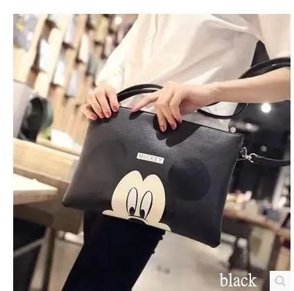 Fashion Designer brand bag ladies quality Mickey handbag uniform solid shoulder bag mini bag lady messenger wallet and hand bag