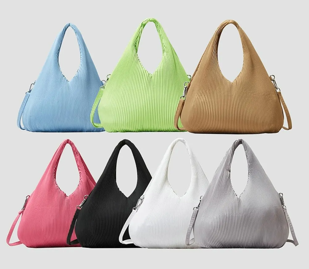 Fashion Nylon Tote Bags for Women Casual Dumpling Shoulder Crossbody Bag Large Handbags Top Handle Purse