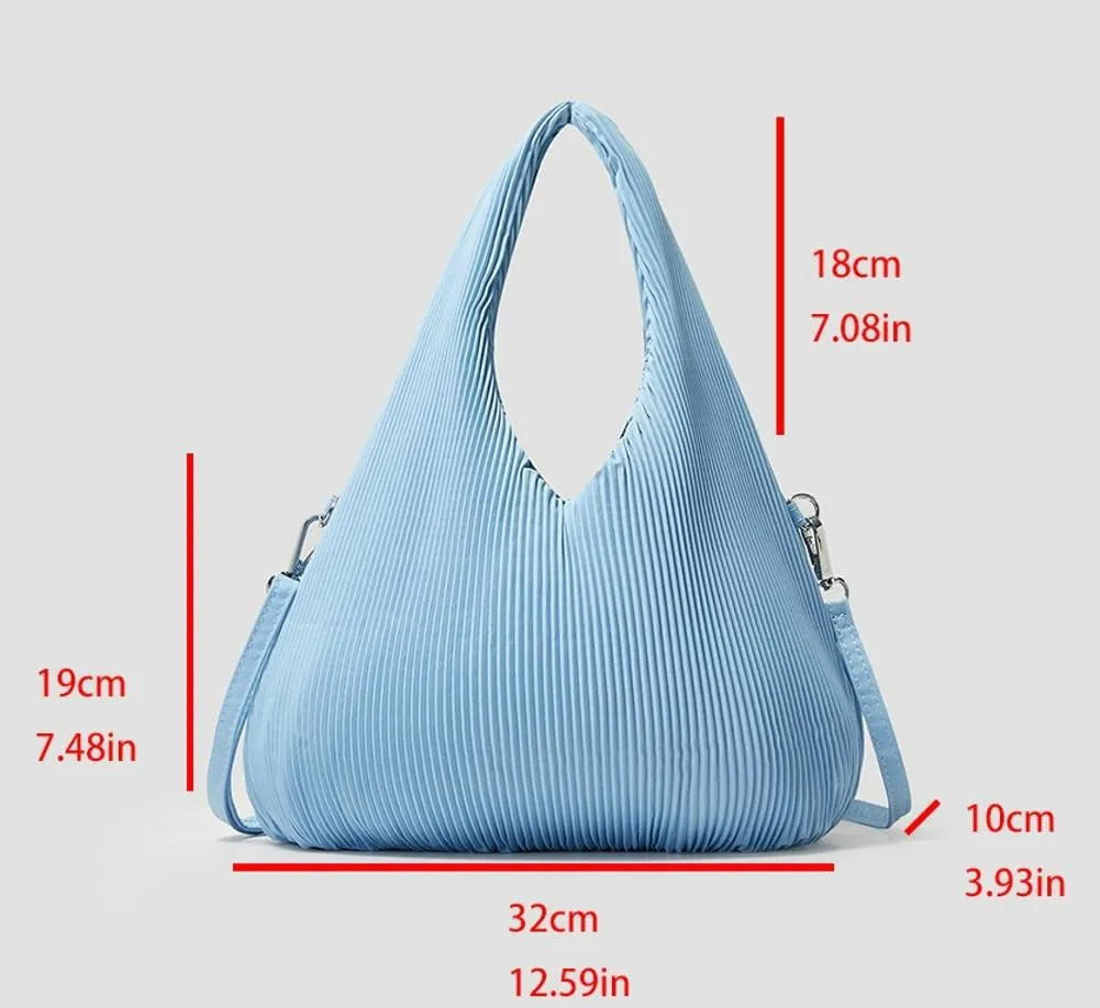 Fashion Nylon Tote Bags for Women Casual Dumpling Shoulder Crossbody Bag Large Handbags Top Handle Purse