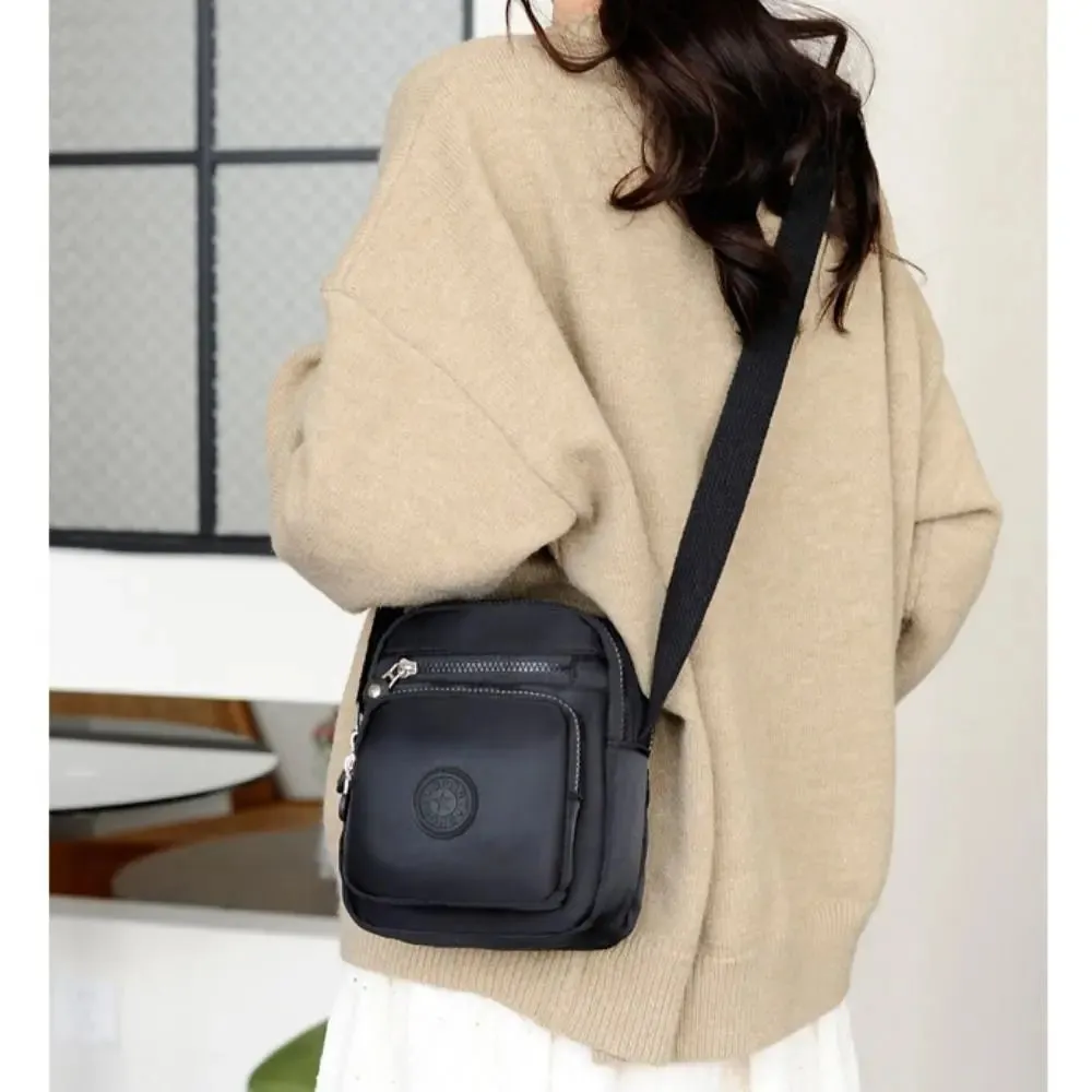 Fashion Oxford Cloth Crossbody Bag For Women Zipper Mobile Phone Shoulder Bag Lady Female Multifunction Handbag