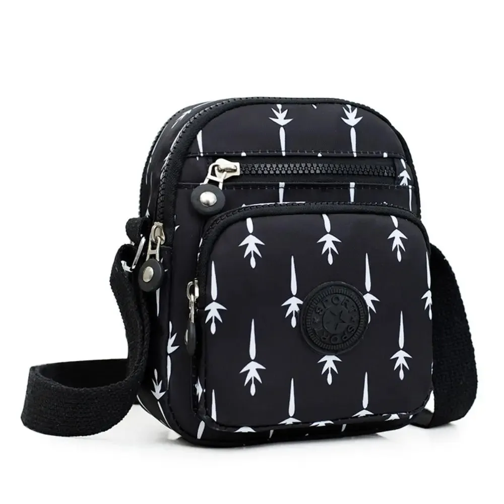 Fashion Oxford Cloth Crossbody Bag For Women Zipper Mobile Phone Shoulder Bag Lady Female Multifunction Handbag