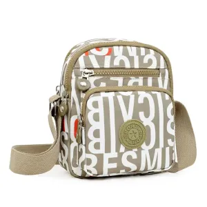 Fashion Oxford Cloth Crossbody Bag For Women Zipper Mobile Phone Shoulder Bag Lady Female Multifunction Handbag