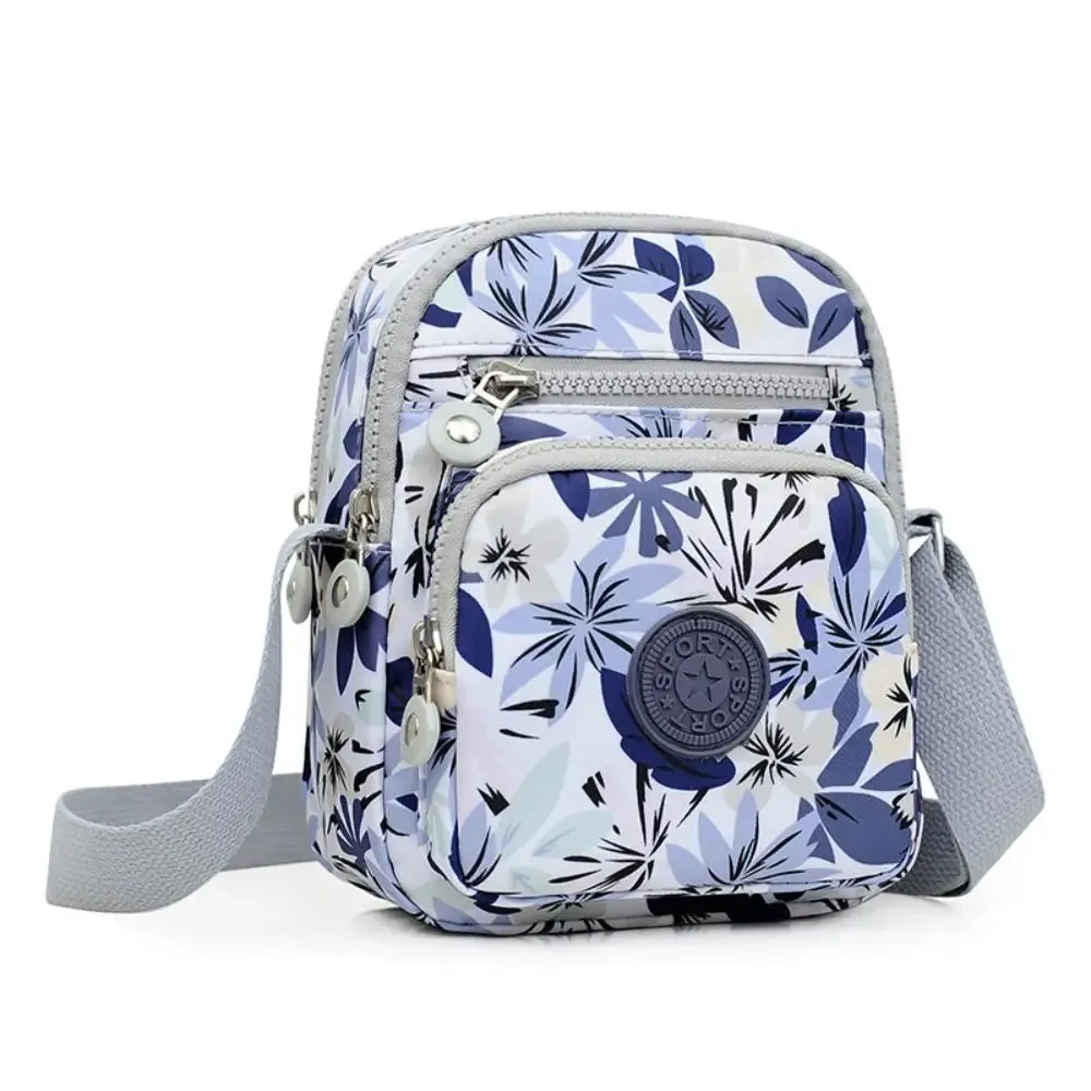 Fashion Oxford Cloth Crossbody Bag For Women Zipper Mobile Phone Shoulder Bag Lady Female Multifunction Handbag