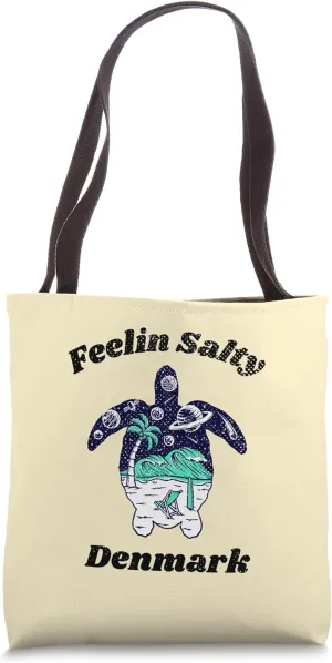 Feelin Salty Denmark Vacation Travel Denmark Tote Bag