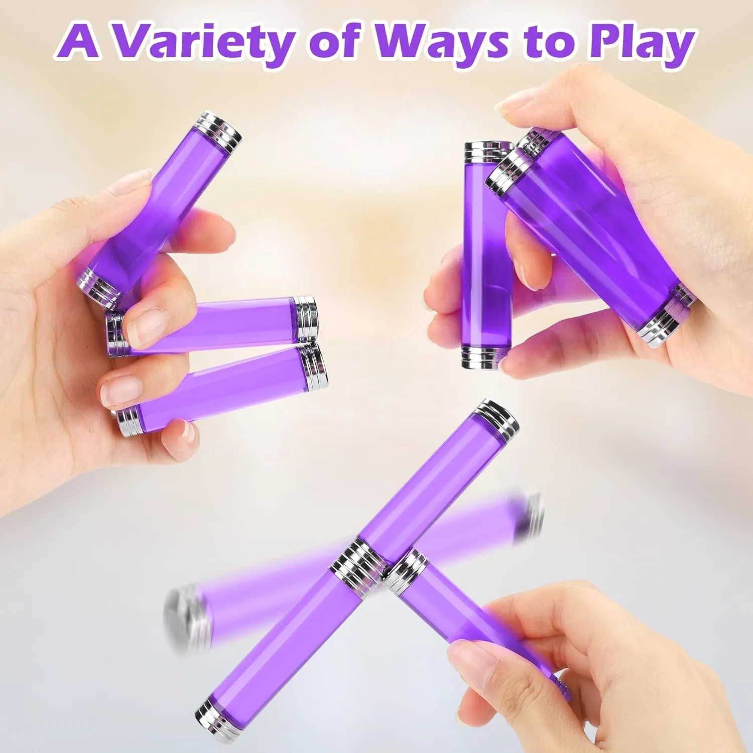 Fidget Toys for Kids 8-12, Adults with Anxiety ADHD - Purple