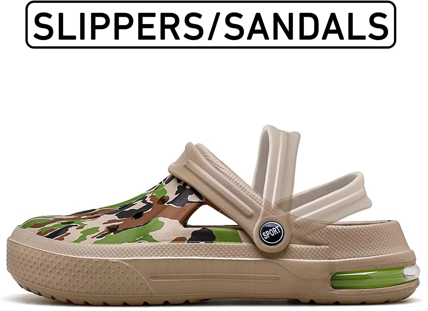 FLIOZY Mens Womens Garden Clogs Summer Garden Shoes Lightweight Beach Slippers Pool Water Sandals Indoor Outdoor Non Slip Clogs Sandals
