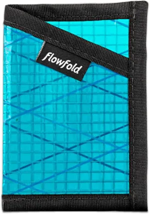 Flowfold Recycled Sailcloth Minimalist Card Holder Durable Slim Wallet Front Pocket Wallet, Card Holder Wallet Made in USA