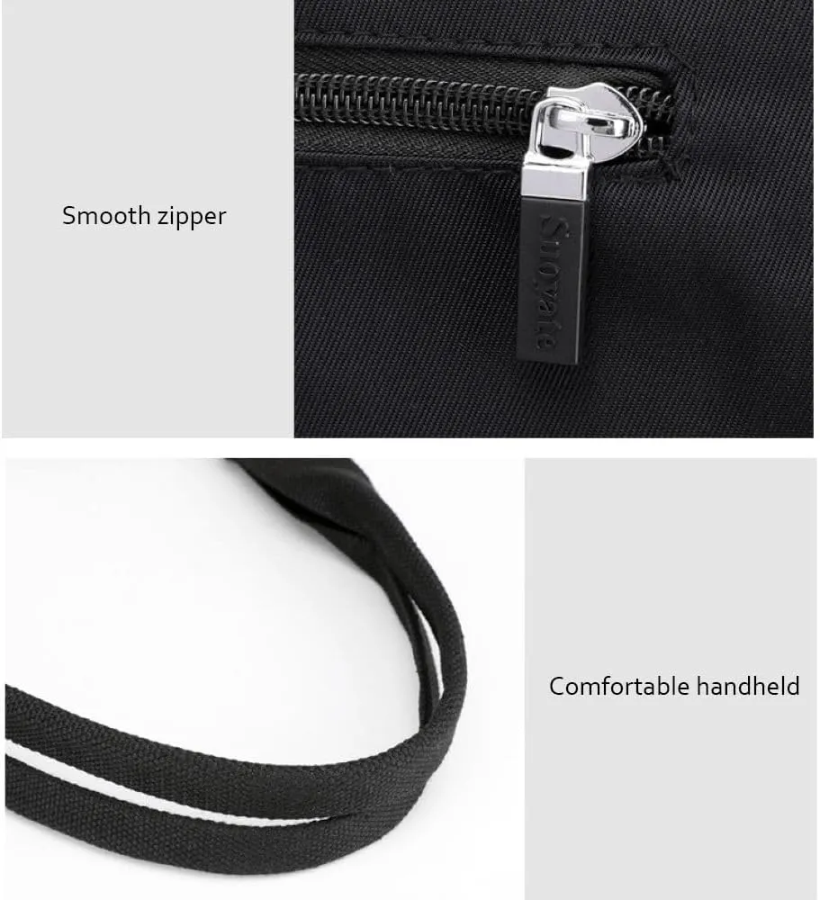 Foldable Tote Bag With Zipper, Large Purses for Women Shoulder Bag,Top Handle Satchel Handbag for Travel Work