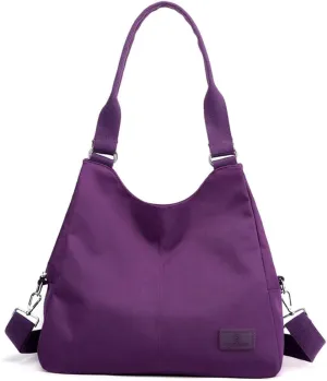 Foldable Tote Bag With Zipper, Large Purses for Women Shoulder Bag,Top Handle Satchel Handbag for Travel Work