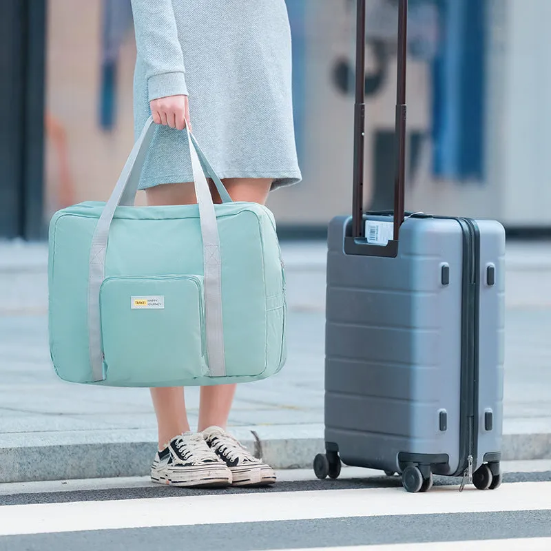 Folding Large Capacity Expansion Buggy Hand-held Travel Bags