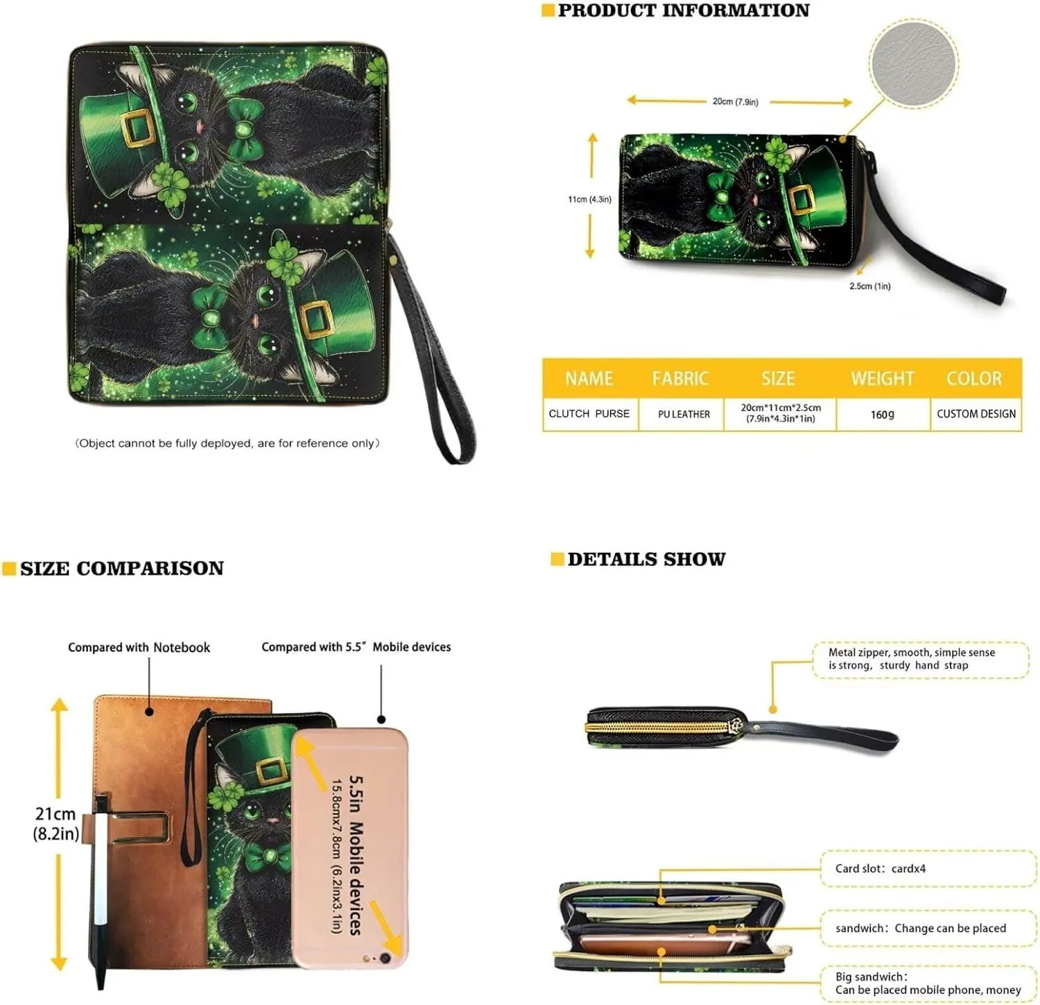 FOR U DESIGNS Green Theft Proof Crossbody Bag for Women St. Patrick's Day Travel Shoulder Handbags and Purses Set