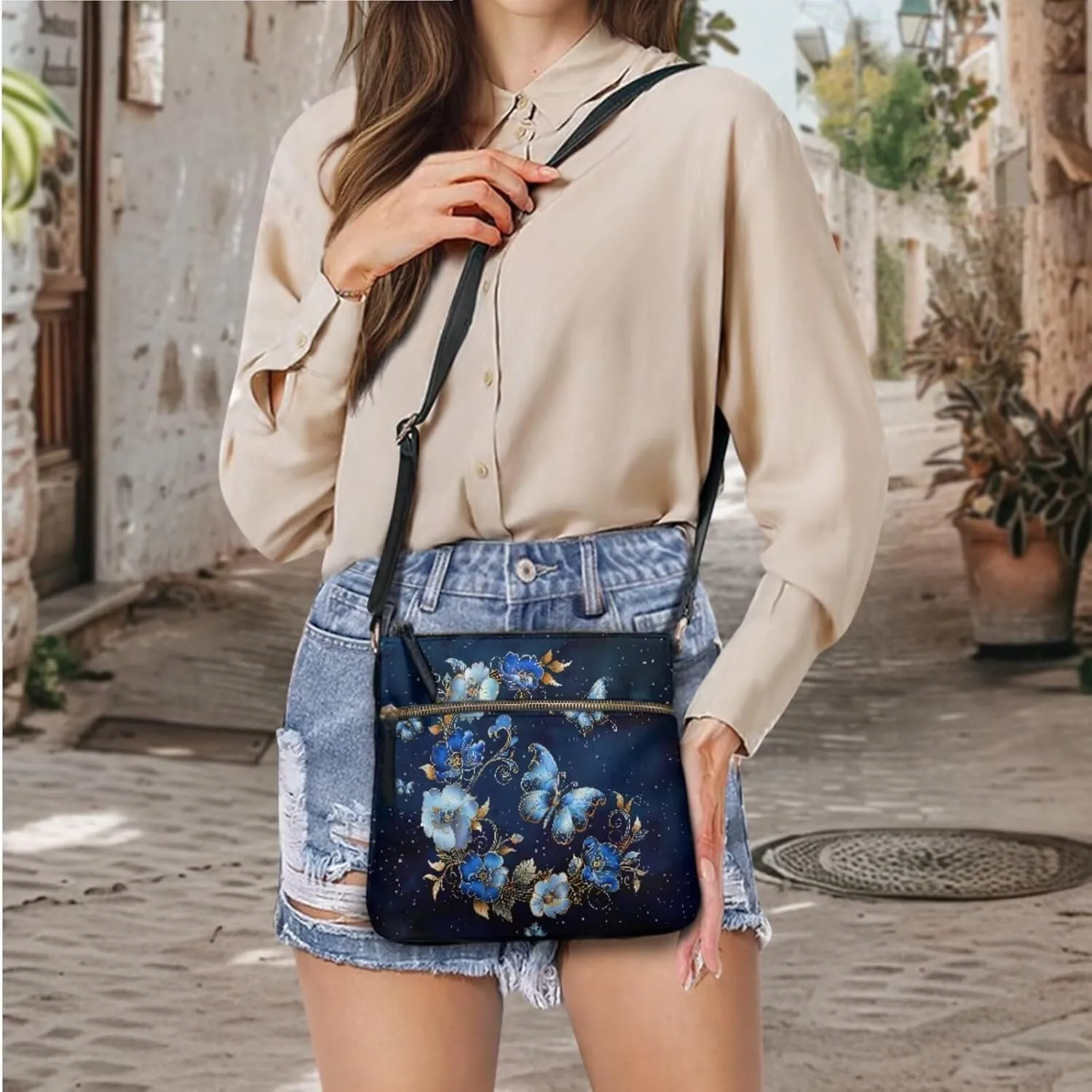 FOR U DESIGNS Hobo Bags for Women Satchel Purses and Handbags Leather Crossbody Purse and Wallet Set