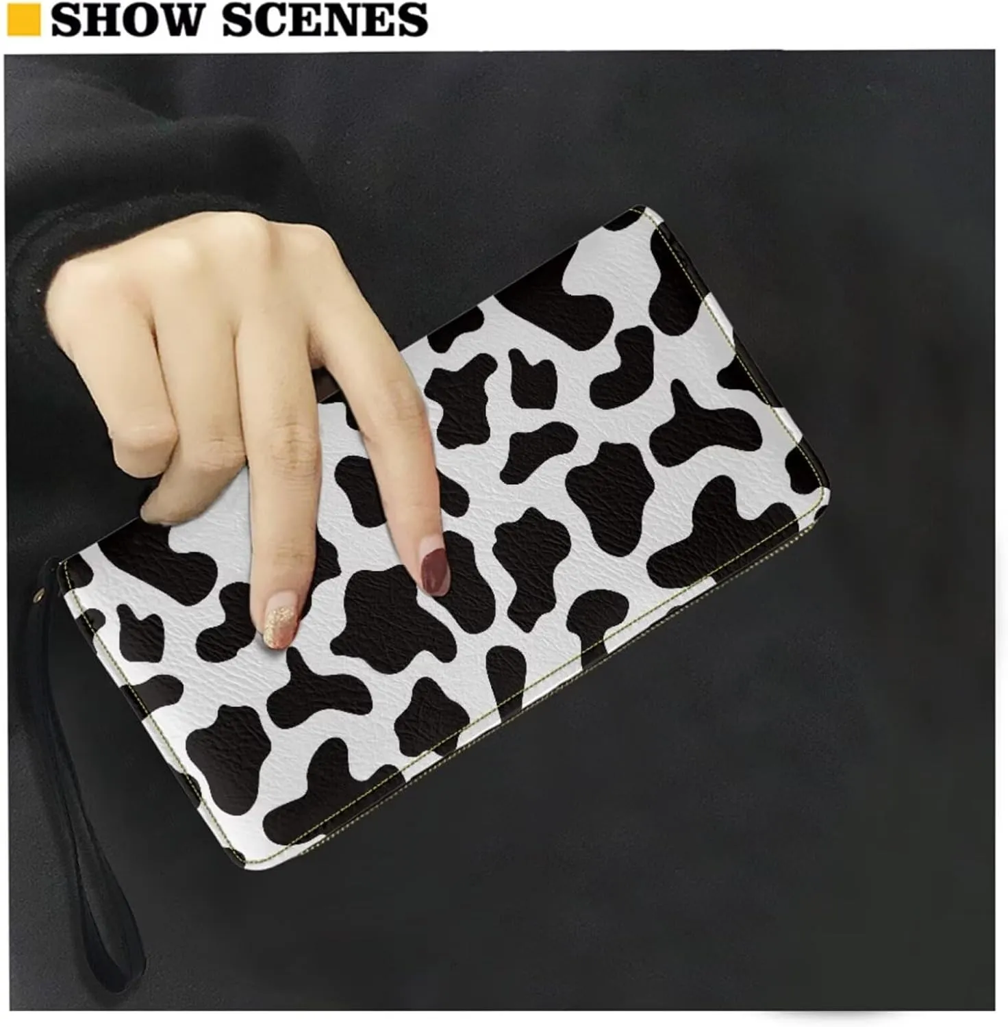 FOR U DESIGNS Leather Crossbody Bags for Women Trendy Travel Shoulder Satchel Handbags Zipper Closure Purse and Wallet Set