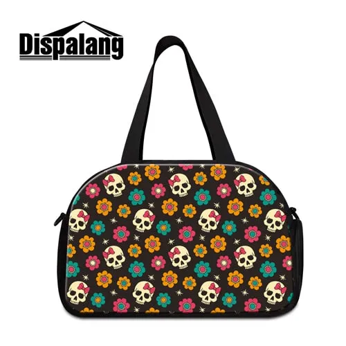 for women Dispalang Wide range Skull travel duffel Multifunctional bags