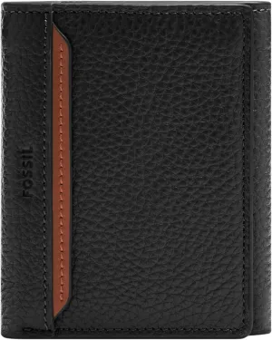 Fossil Men's Leather Trifold Wallet for Men