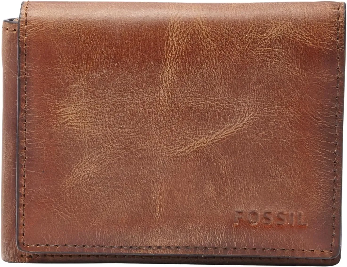 Fossil Men's Leather Trifold Wallet for Men