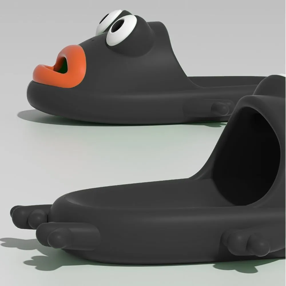 Frog Slippers Female Summer Cute Cartoon Funny Indoor Home with Bathroom Outside To Wear Summer Slippers