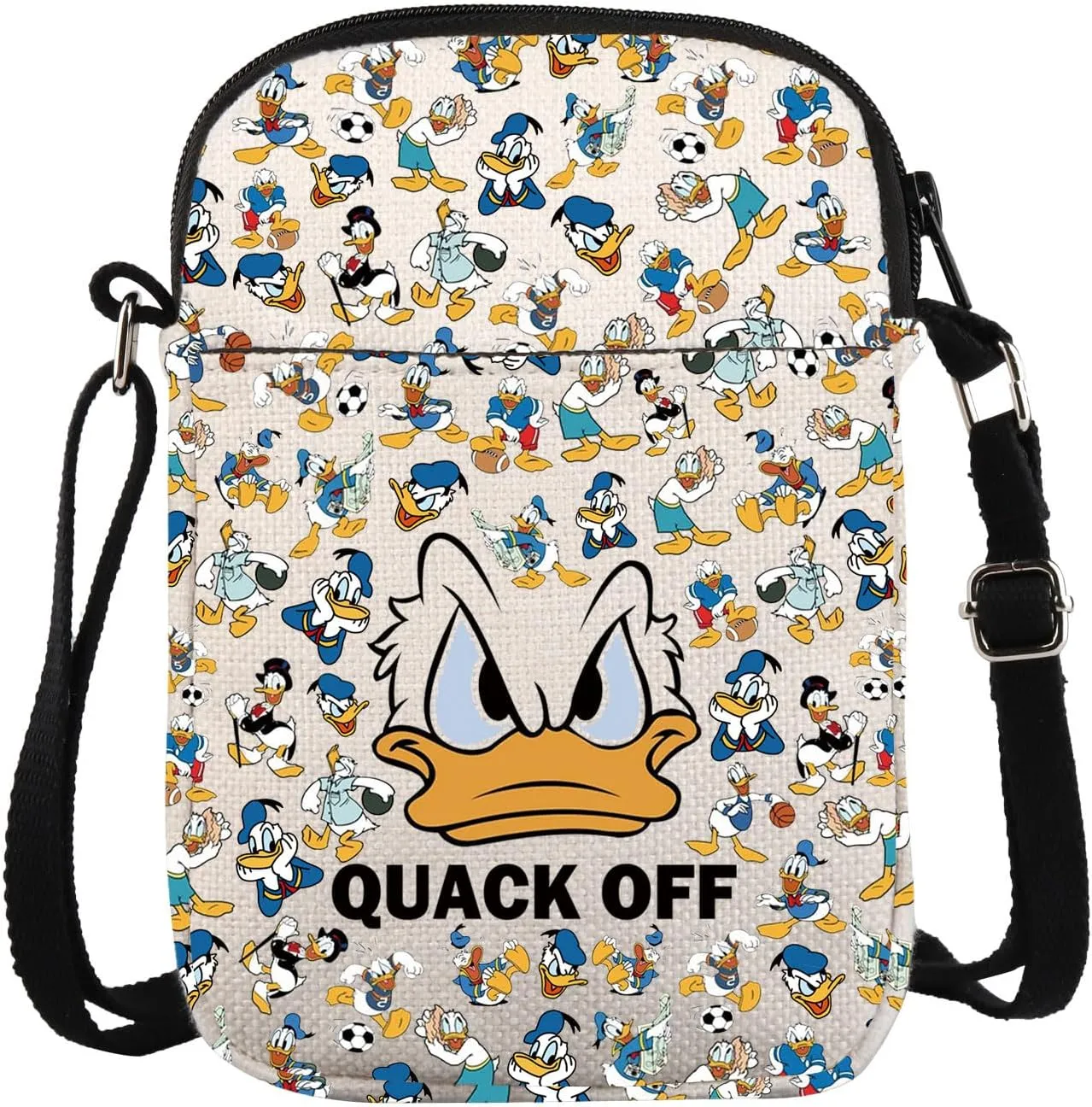 Funny Donald Inspired Gift Duck Crossbody Bag Duck Lover Gift Funny Duck Bag