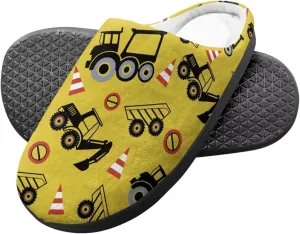 Fuzzy Slippers for Little Kids Boys Girls Cozy Warm Winter House Slippers Comfy with Non-Slip Sole SizeUS 9-15