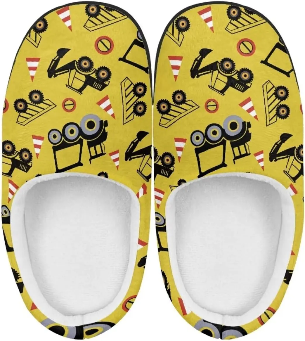 Fuzzy Slippers for Little Kids Boys Girls Cozy Warm Winter House Slippers Comfy with Non-Slip Sole SizeUS 9-15