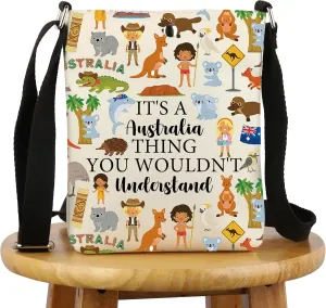 G2TUP Australia Lover Gift It's A Australia Thing Crossbody Bag Australian Culture Travel Australia Tourism Gift