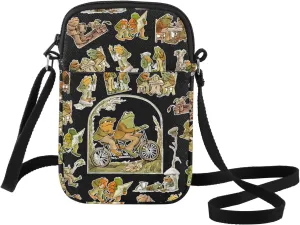 G2TUP Frog Crossbody Bag Toad Fans Gift Frogs Character Shoulder Bag Toad Theme Merchandise