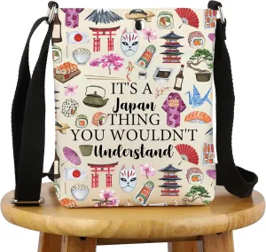 G2TUP Japan Lover Gift It's A Japan Thing Crossbody Bag Japanese Culture Travel Japan Tourism Gift Japan Merch