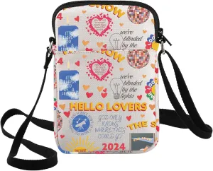 G2TUP Singer Lyrics Crossbody Bag Singer Music Album Fans Gifts Song Lyrics Inspired Shoulder Bag Singer Concert Merchandise
