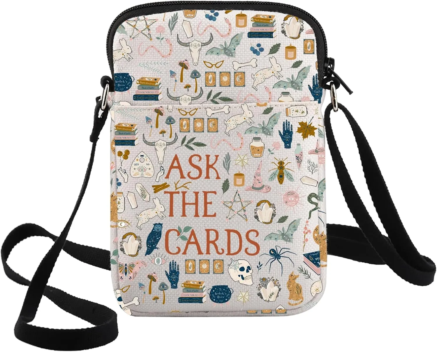 G2TUP Tarot Card Crossbody Bag Tarot Card Lover Gift Ask the Cards Shoulder Bag Tarot Card Merchandise