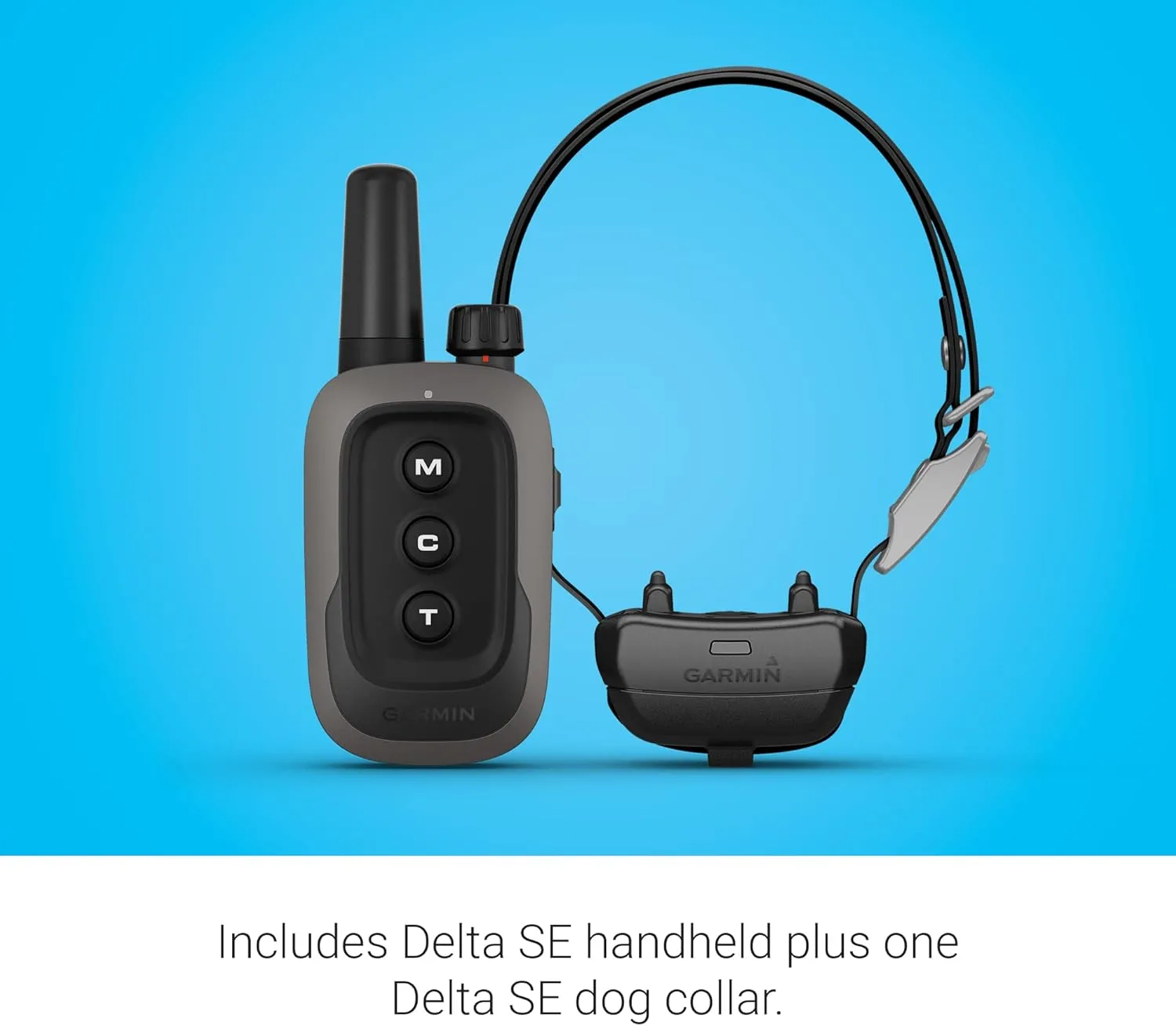 Garmin Delta® SE Bundle - Handheld & Dog Device, Simple 3-Button Dog Training System, Train Up to Two Dogs, Water Resistant